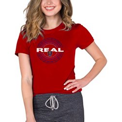Concepts Sport Women's Real Salt Lake Marathon Knit Red T-Shirt