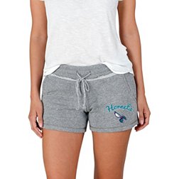 47 Women's Charlotte Hornets Grey Dolly Cropped T-Shirt
