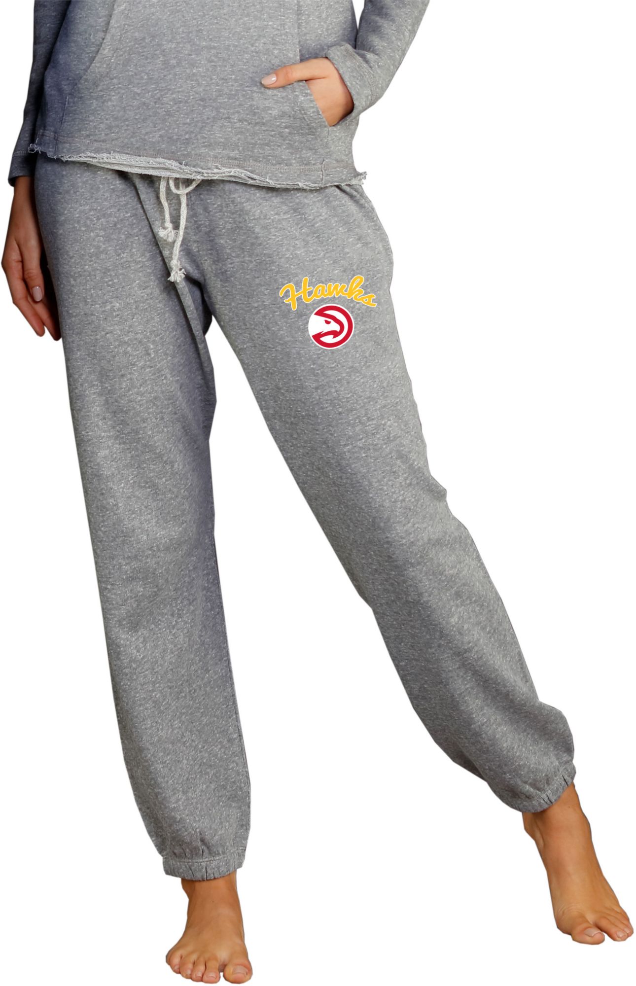 Concepts Sport Women's Atlanta Hawks Grey Mainstream Jogger Pants