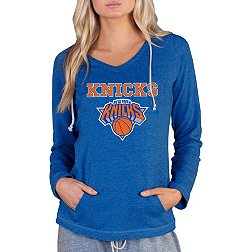 Outerstuff Youth Orange/Royal New York Knicks Strong Side Pullover Sweatshirt Size: Large
