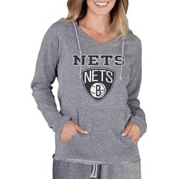 Concepts Sport Women's Brooklyn Nets Grey Mainstream Hoodie