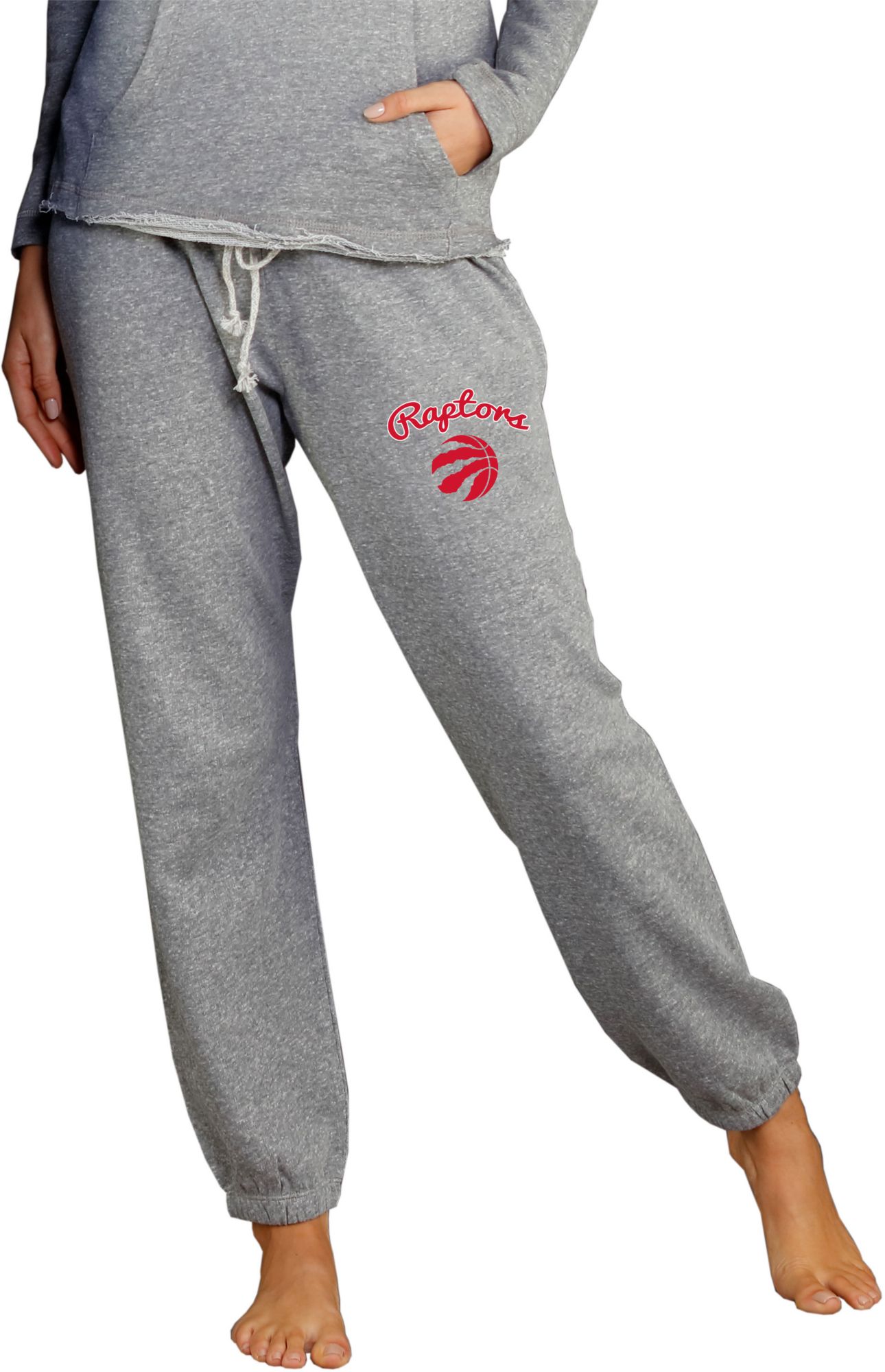 Concepts Sport Women's Toronto Raptors Grey Mainstream Jogger Pants