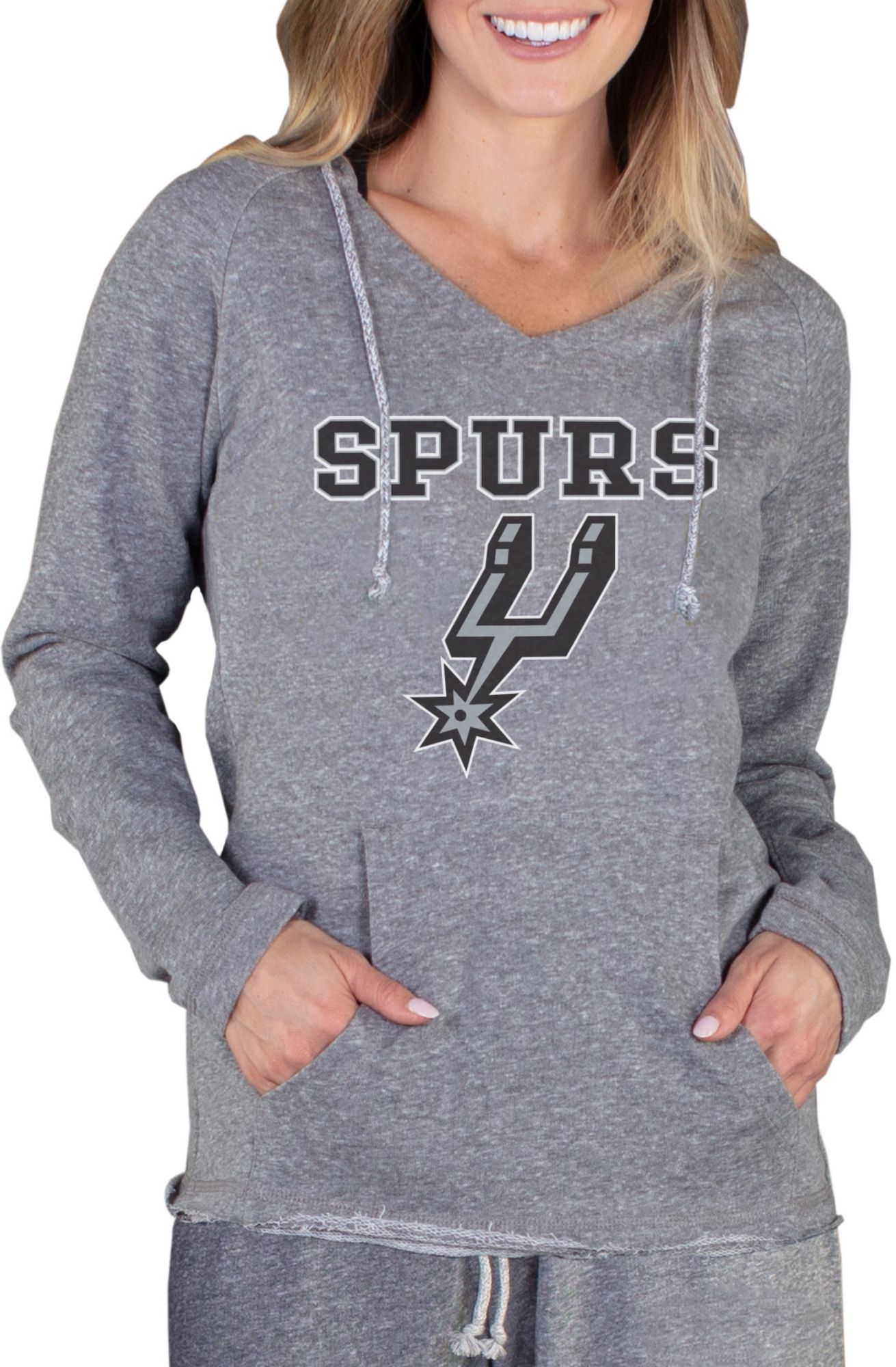 Concepts Sport Women's San Antonio Spurs Grey Mainstream Hoodie