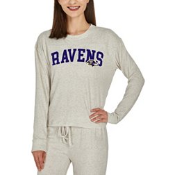 Concepts Sport Women's Baltimore Ravens White Long Sleeve T-Shirt