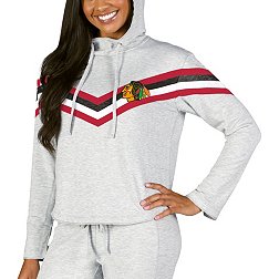 Concepts Sport Women's Chicago Blackhawks Grey Register Hoodie