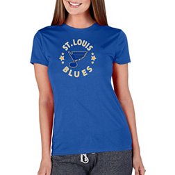 St. Louis Blues Fanatics Branded Women's Crystal-Dye Long Sleeve T-Shirt -  Blue