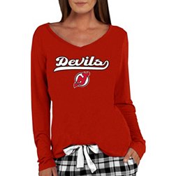 Women's New Jersey Devils White Silk Crop T-Shirt