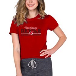 Concepts Sport Women's New Jersey Devils Marathon Red T-Shirt