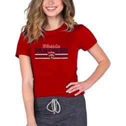 Concepts Sport Women's Florida Panthers Marathon Red T-Shirt