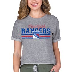 Concepts Sport Women's New York Rangers Mainstream Grey T-Shirt