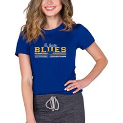 Concepts Sport Women's St. Louis Blues Marathon Blue T-Shirt