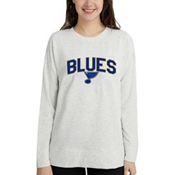 Concepts Sport Women's St. Louis Blues Oatmeal Terry Crew Neck Sweatshirt