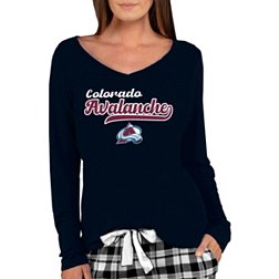 Concepts Sport Women's Colorado Avalanche Navy Marathon T-Shirt