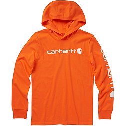 Carhartt Boys' Long Sleeve Hooded Graphic T-Shirt