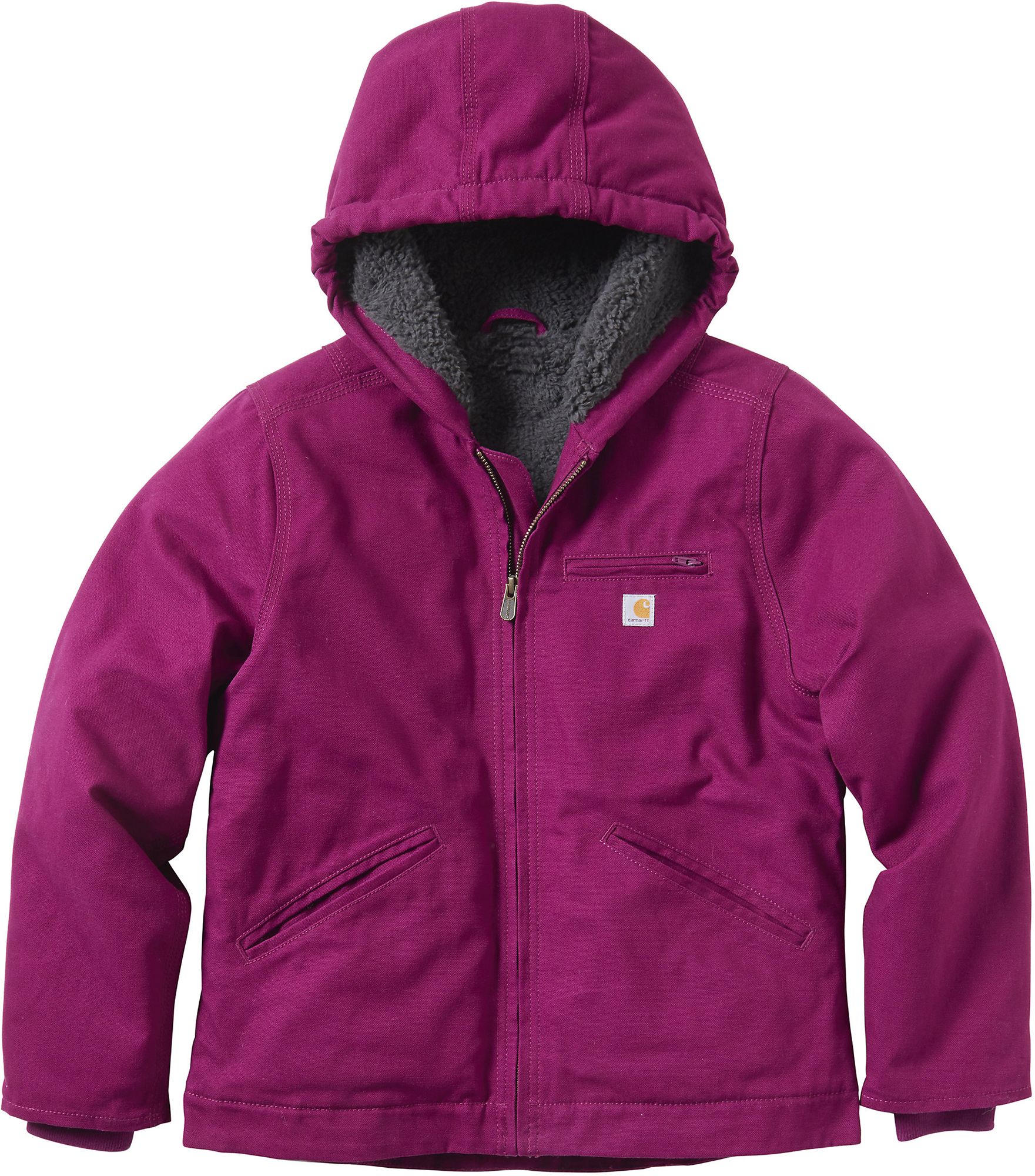 Carhartt Girls' Sherpa Lined Sierra Hooded Jacket
