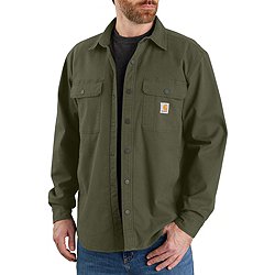 Carhartt Men&#x27;s Canvas Fleece Lined Shirt Jacket