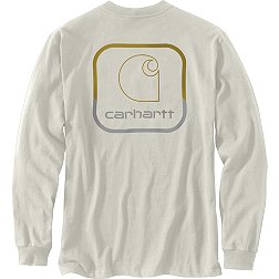 Carhartt Men's Pocket Logo Long Sleeve Graphic T-Shirt