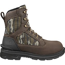 Carhartt Men's Ironwood 8” Mossy Oak Waterproof Soft Toe Work Boots