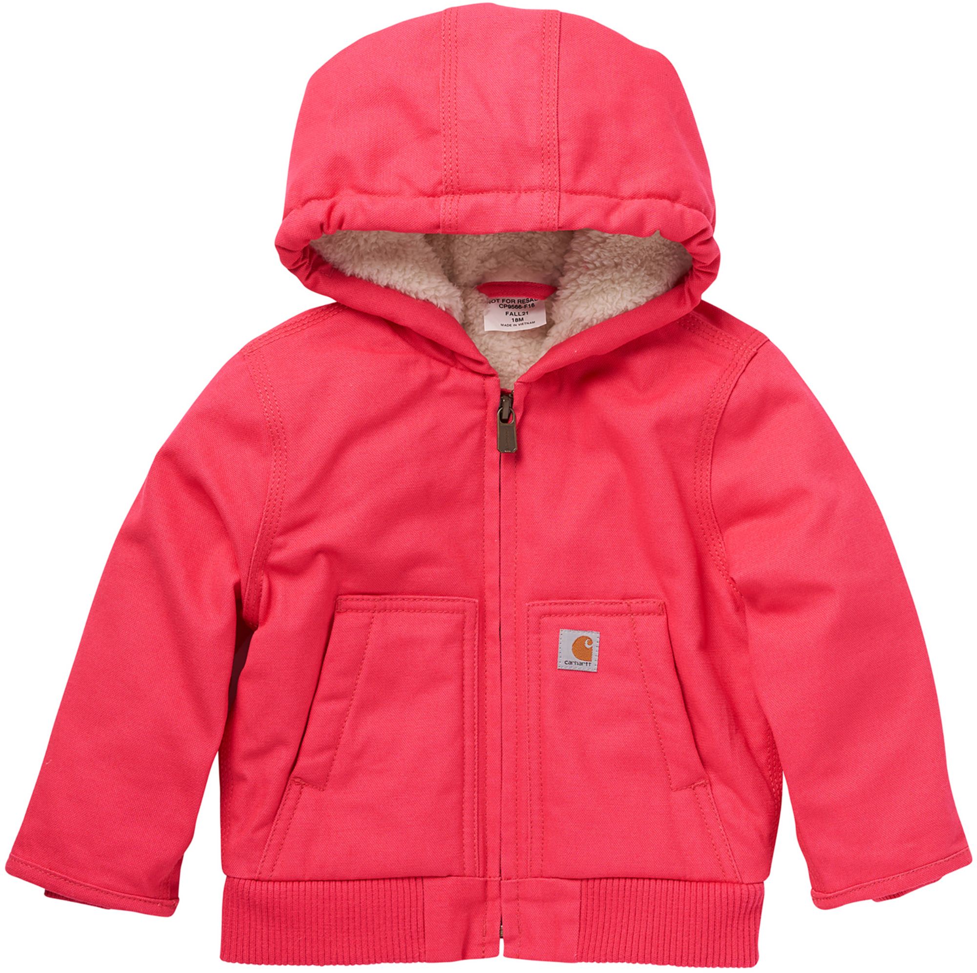 Carhartt Little Girls' Canvas Insulated Hooded Active Jacket
