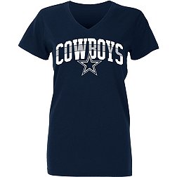 Dallas Cowboys Women's Celadine Navy T-Shirt