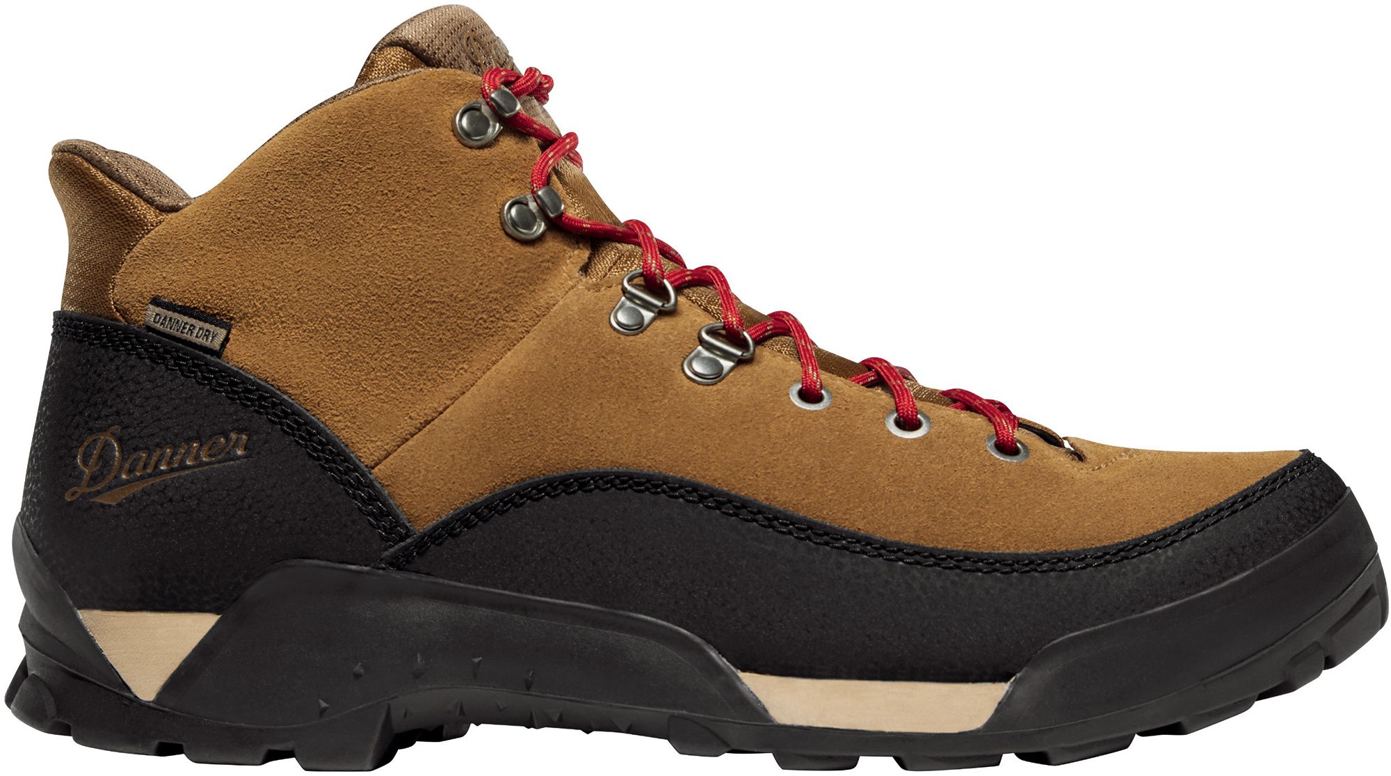 Photos - Trekking Shoes Danner Men's Panorama 6" Waterproof Hiking Boots, Size 10.5, Brown/Red | F 