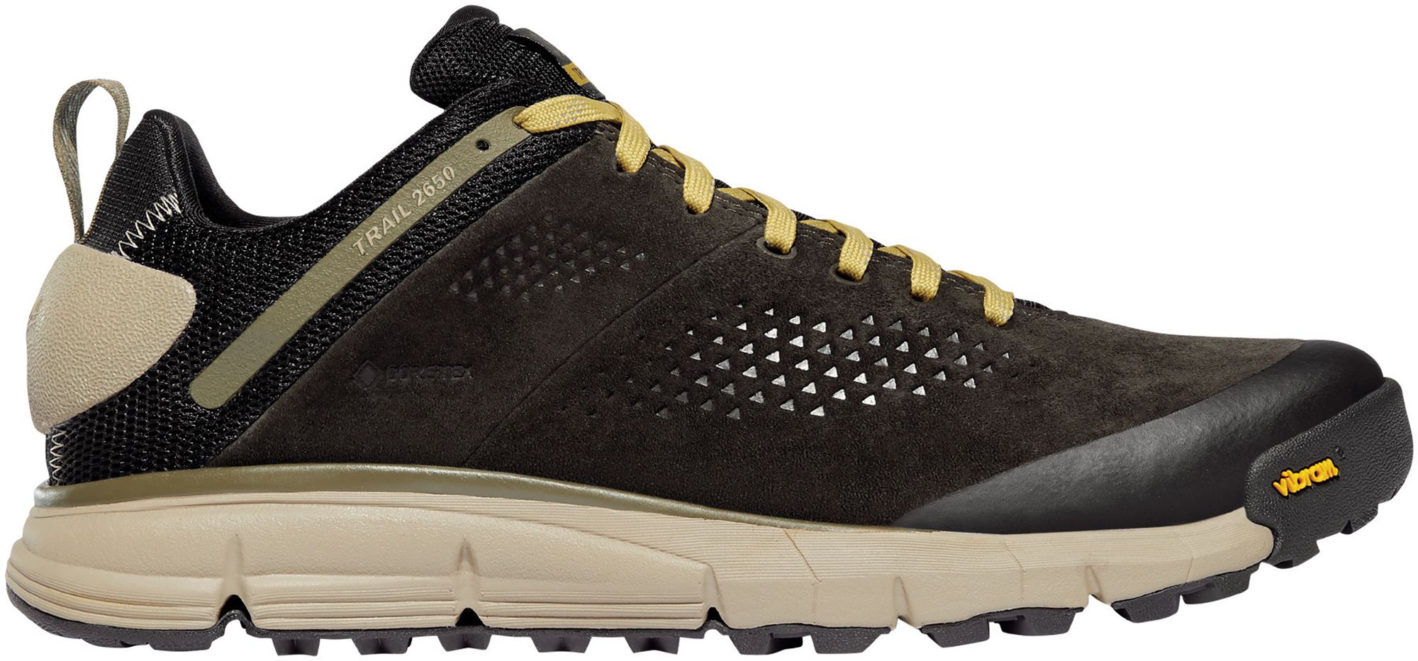 Photos - Trekking Shoes Danner Men's Trail 2650 GTX Hiking Shoes, Size 10, Black Olive/Yellow | Fa 
