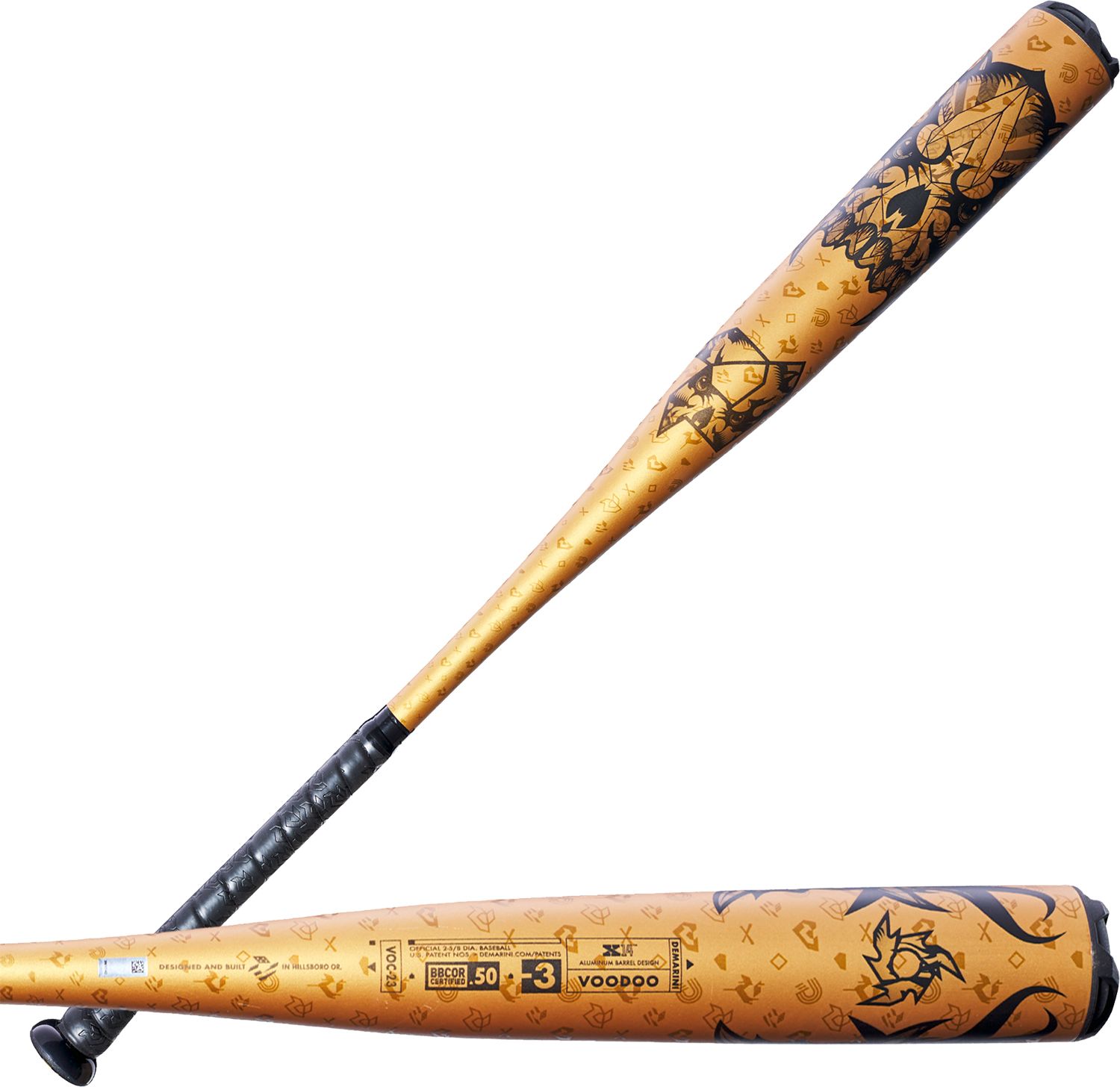 DeMarini Voodoo One Gold BBCOR Bat (-3)