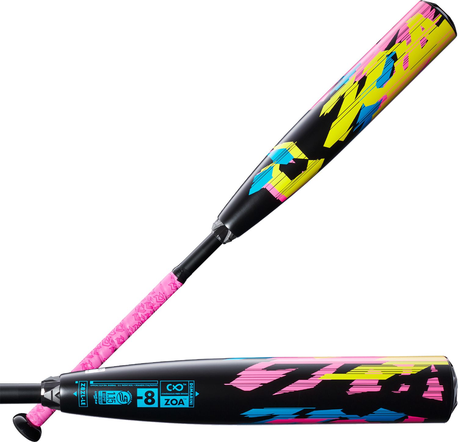 DeMarini ZOA Glitch 2¾'' Limited Edition USSSA Bat 2023 (-8)