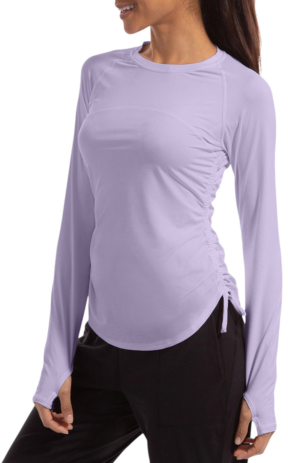 BloqUV Women's Drawstring Sun Protective UPF 50 Long Sleeve Shirt