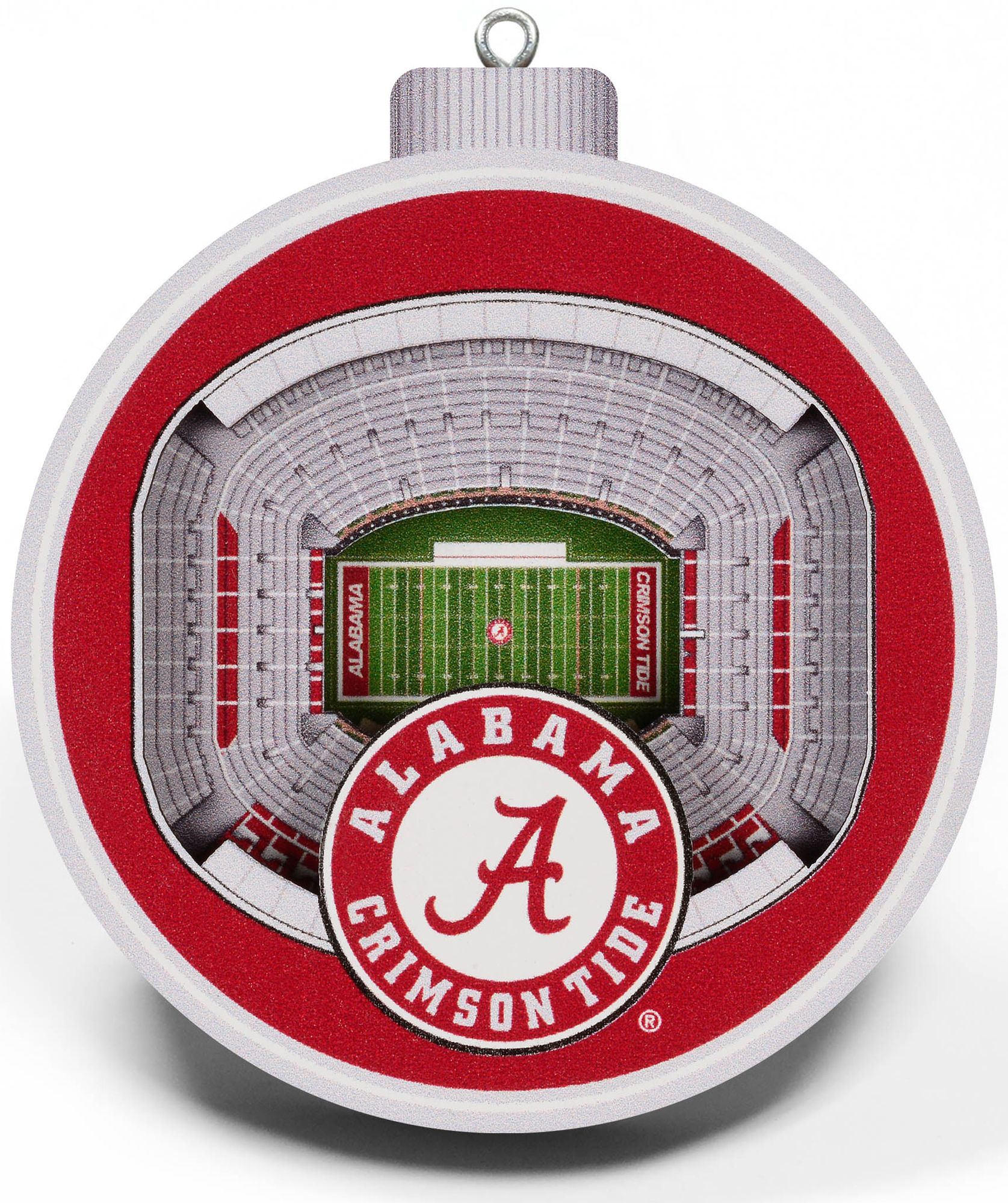 YouTheFan Alabama Crimson Tide 3D StadiumView Ornament