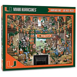 YouTheFan Miami Hurricanes Barnyard Fans 500-Piece Puzzle
