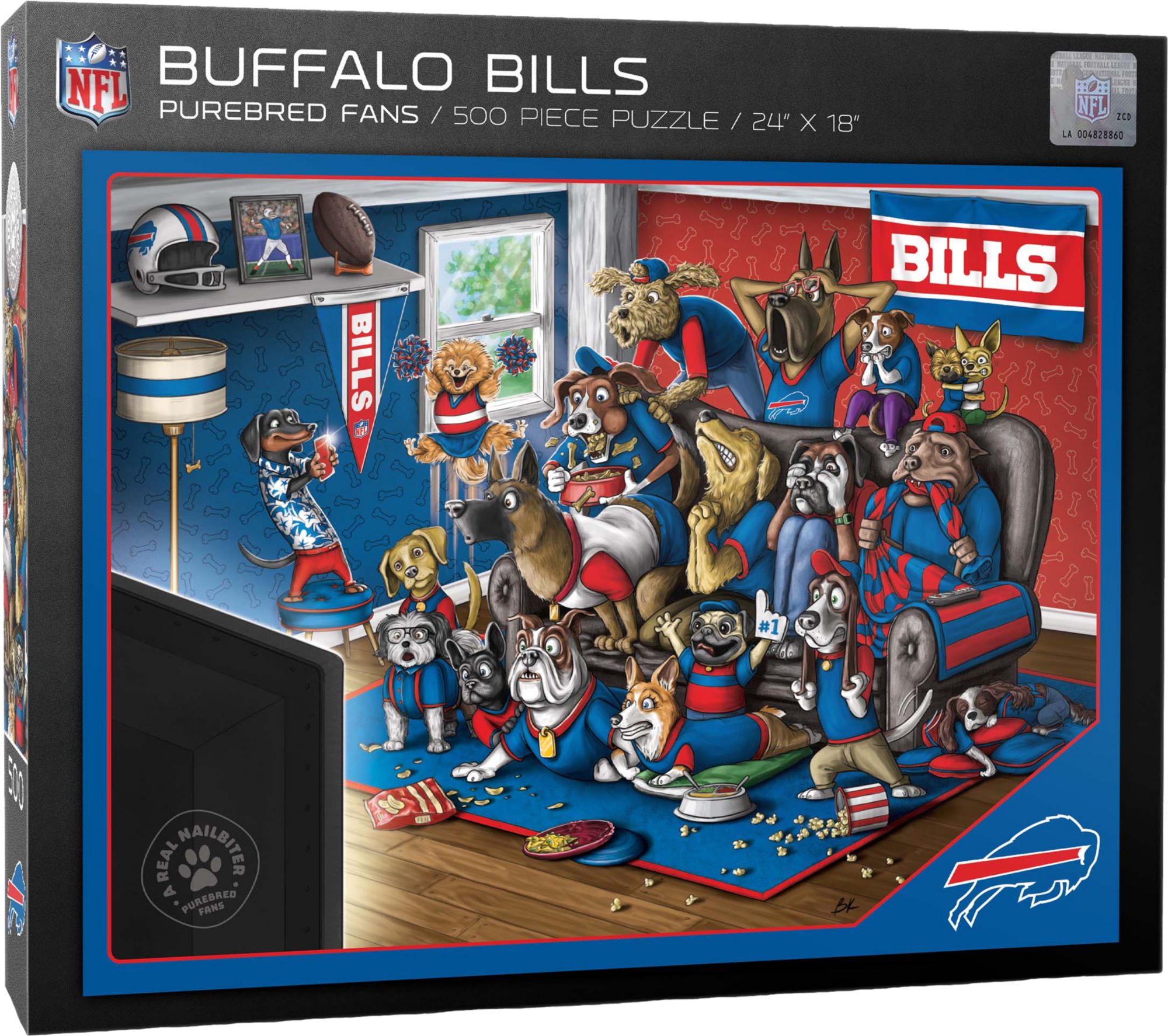You The Fan Buffalo Bills 500-Piece Nailbiter Puzzle