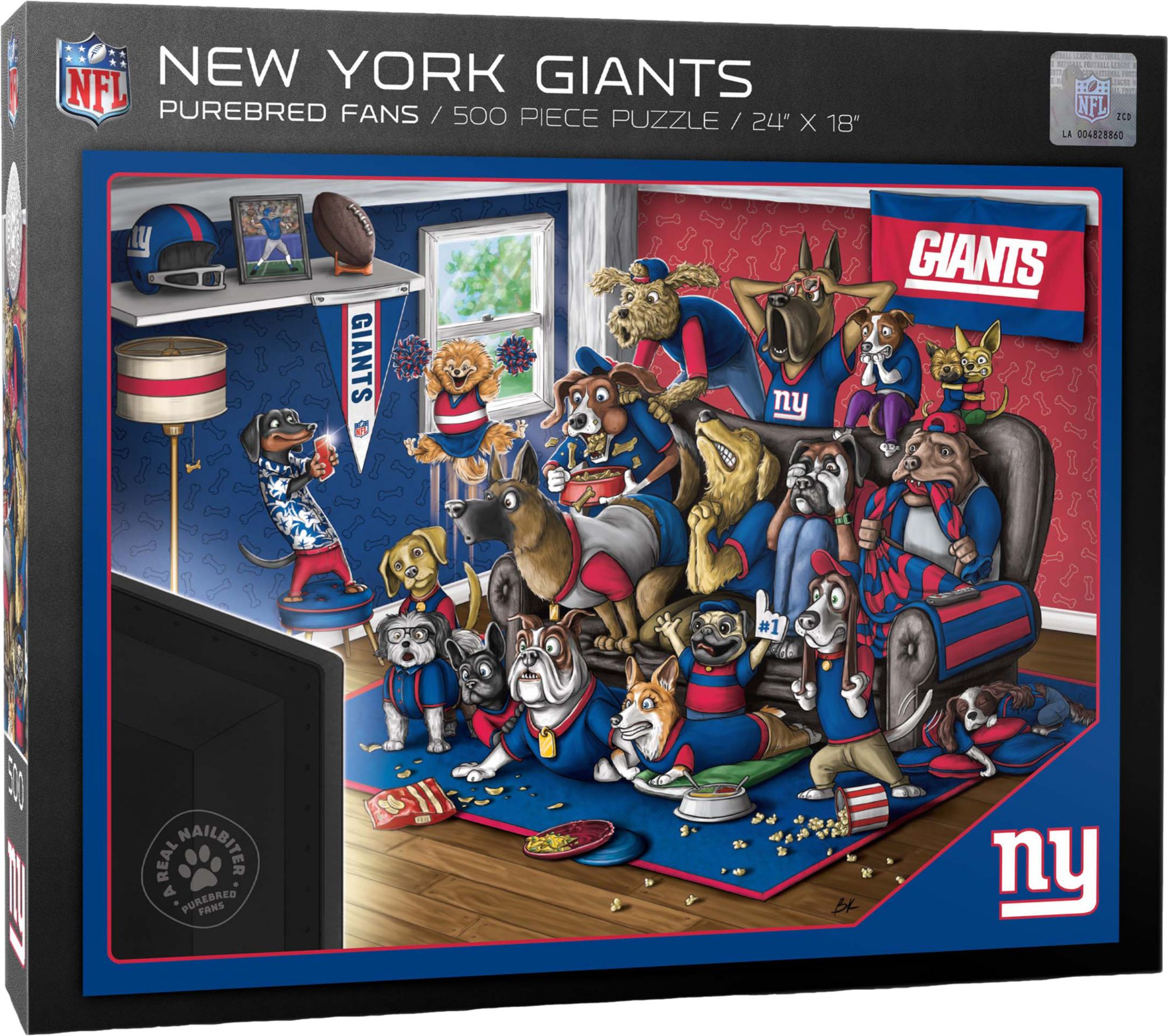 You The Fan New York Giants 500-Piece Nailbiter Puzzle