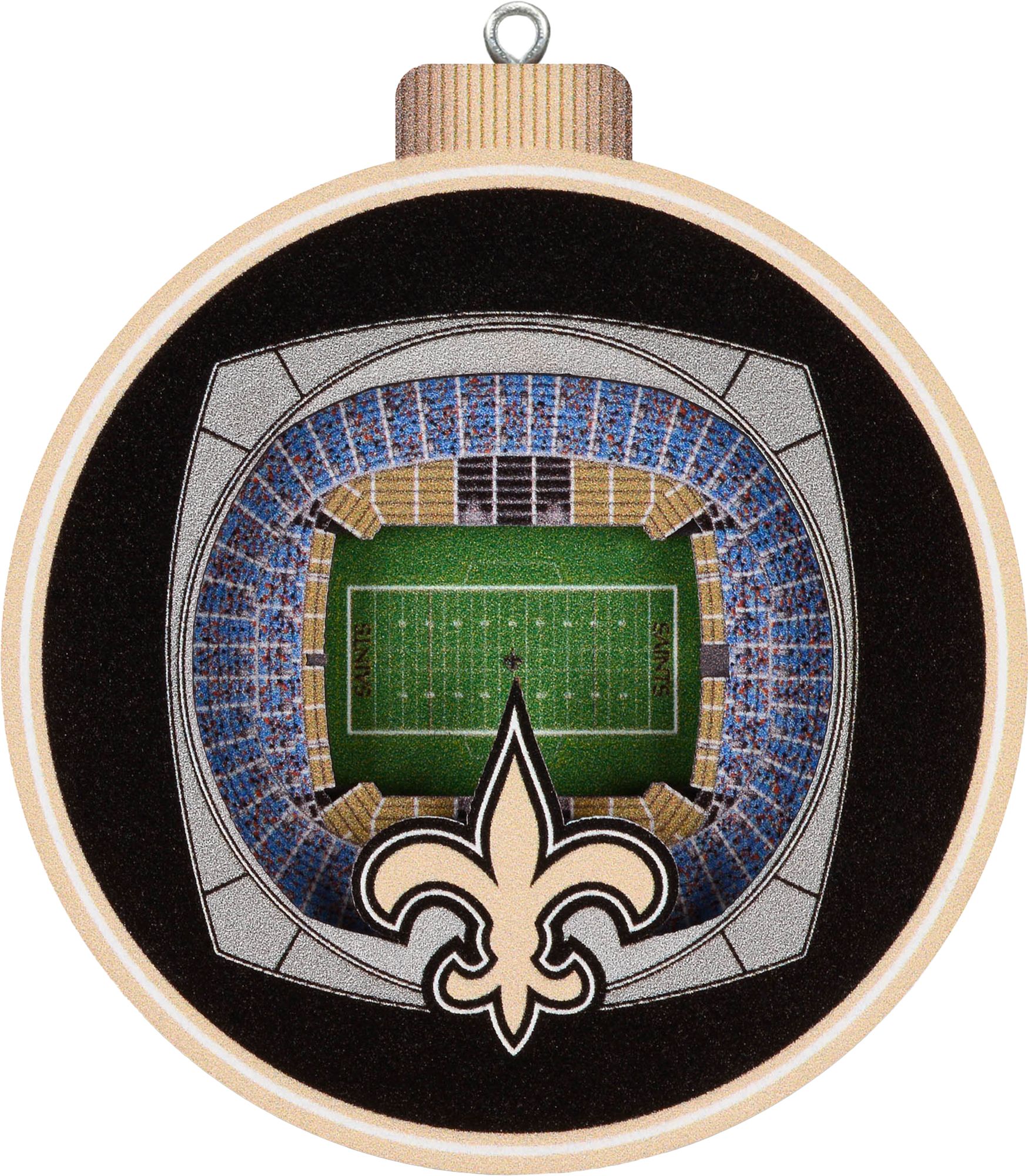YouTheFan New Orleans Saints 3D Stadium Ornament