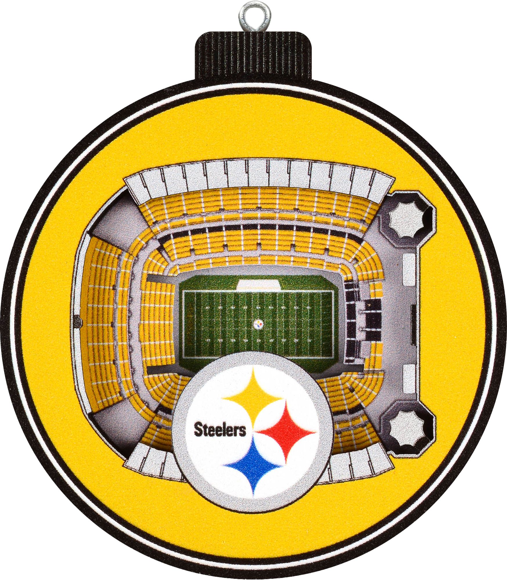 YouTheFan Pittsburgh Steelers 3D Stadium Ornament