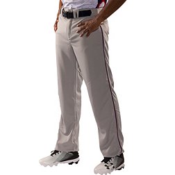 Don Alleson Boys' Open Bottom Velcro Adjustable Length Piped Baseball Practice Pants