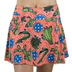Pickleball Bella Women's Cactus Makes Perfect 1 Drop Pleat Skirt