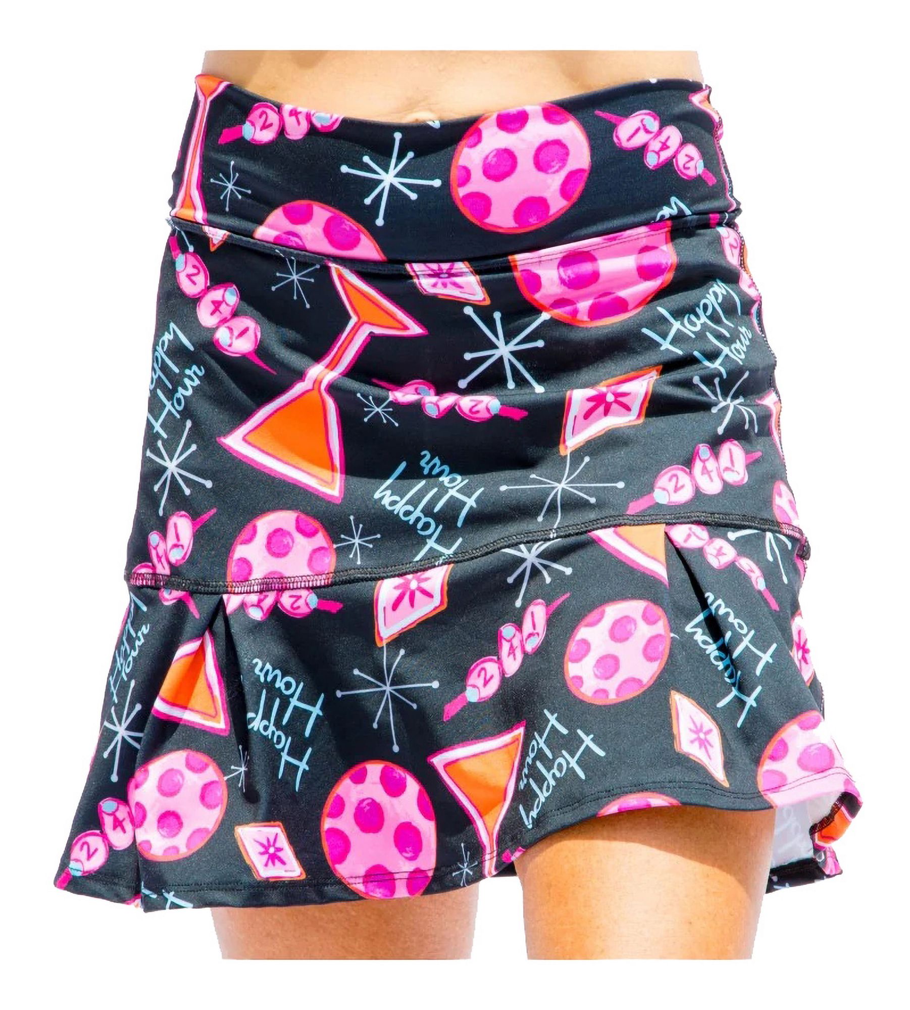 Pickleball Bella Women's Martini 2-4-1 Drop Pleat Skort
