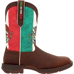 Durango Men's 11" Steel Toe Mexico Flag Western Boots