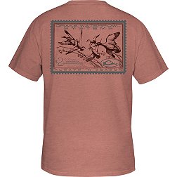 Drake Waterfowl Men's Stamped Teal Short Sleeve T-Shirt