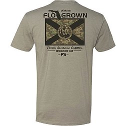 FloGrown Men's Sportsman Camo Flag T-Shirt