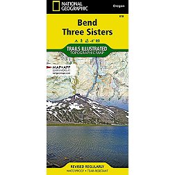 National Geographic Bend, Three Sisters Map