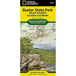 National Geographic Baxter State Park Map