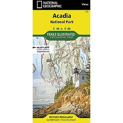 National Geographic Acadia National Park Map