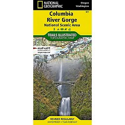 National Geographic Columbia River Gorge Map