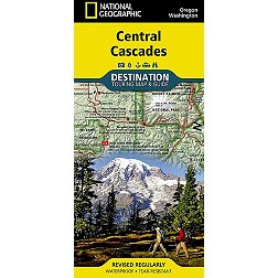 National Geographic Central Cascades Map