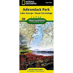 National Geographic Lake George Map