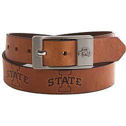 Eagles Wings Iowa State Cyclones Leather Belt