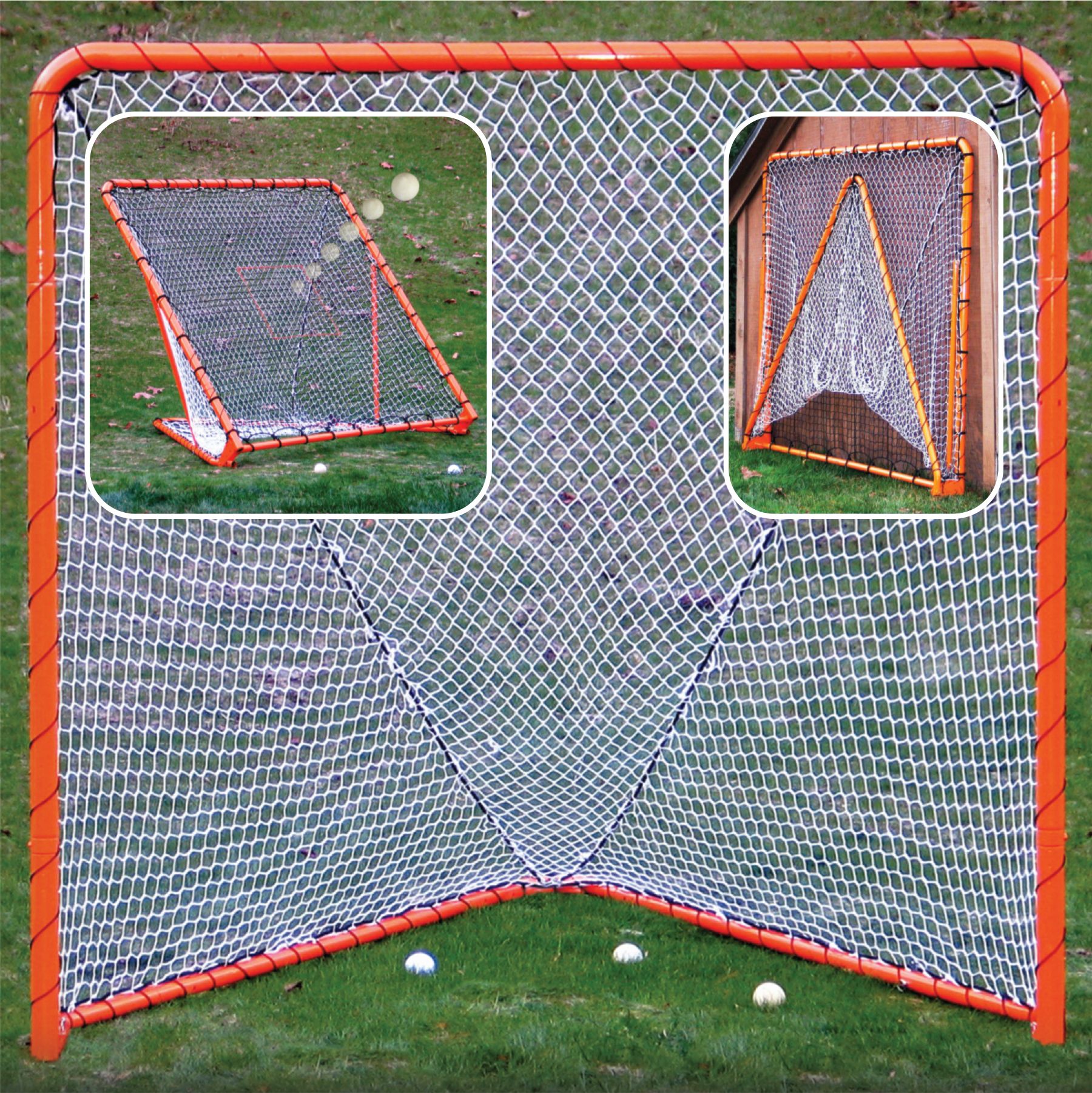 EZGoal Pro 2 in 1 Lacrosse Goal / Rebounder