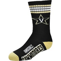 For Bare Feet Youth Vanderbilt Commodores 4-Stripe Deuce Socks